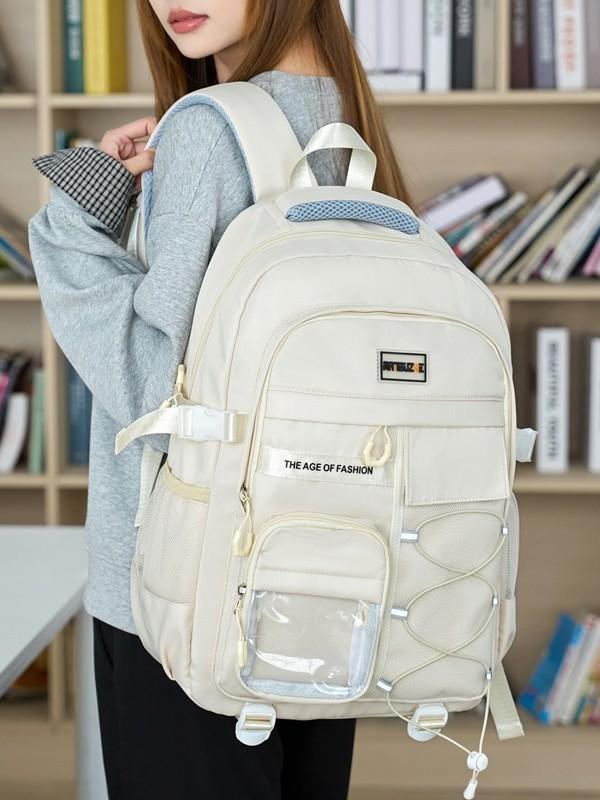 External Trade Large Capacity Travel Backpack With Nylon For School Students