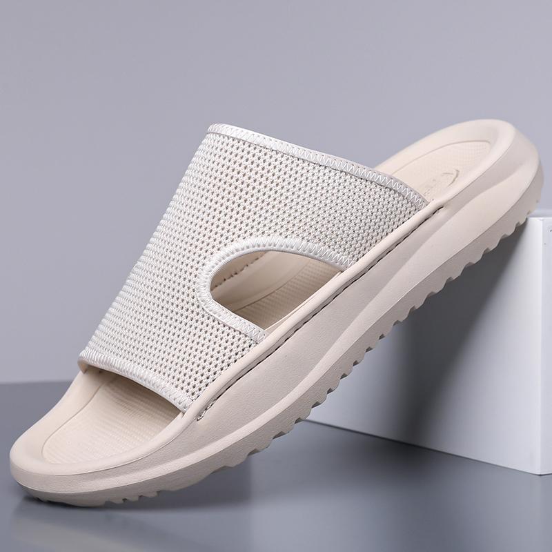 Men‘s Non-slip Breathable Sandals Thick Bottom Cushioning Slippers Comfortable Sports Slippers Casual Mesh Walking Shoes