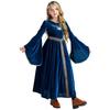 Costume medievale de prințesă pentru copii de Halloween, rochii vintage pentru fete, costume de scenă pentru fete