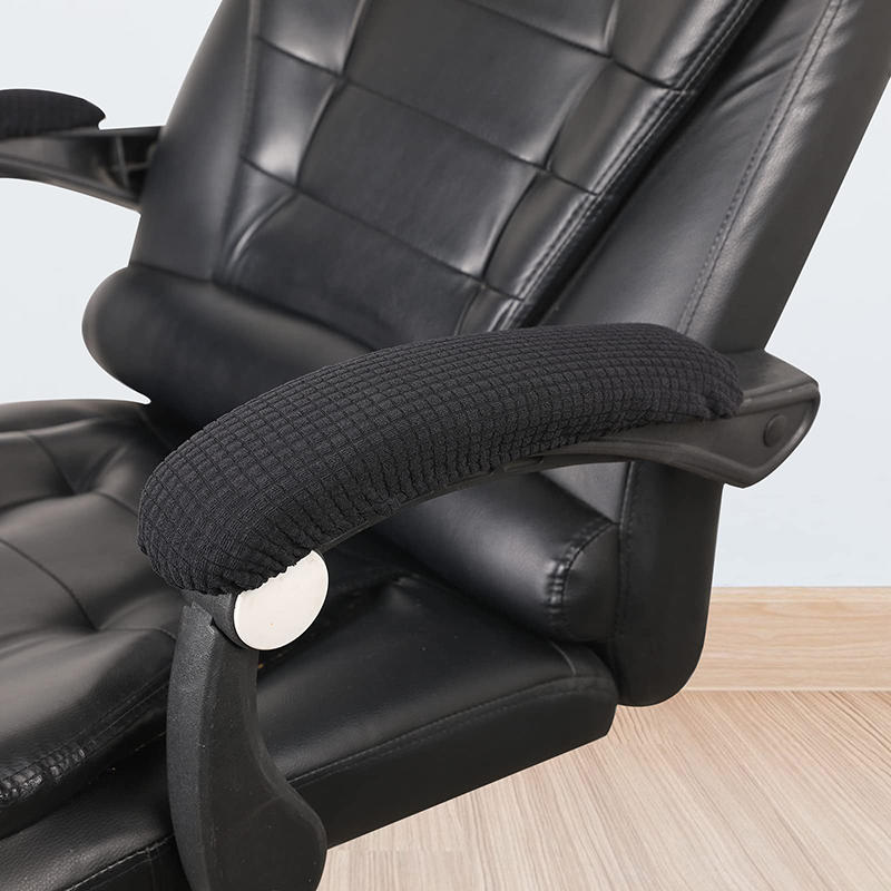 2PCS Office Chair Armrest Cover Removable Elastic Washable Waterproof Fabric Elastic Half Pack for Office Chair Armrest Cover