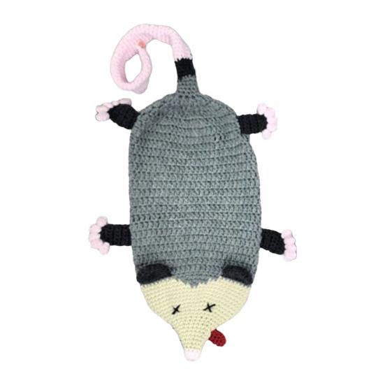 

Гачкове Сумка-Зберігач Опосум В язання Гачком Ручна Робота Підвісний Тримач для Сумок-Продуктів В язання Гачком Тварина Домашній Декор Подарунок для Любителів Опосумів