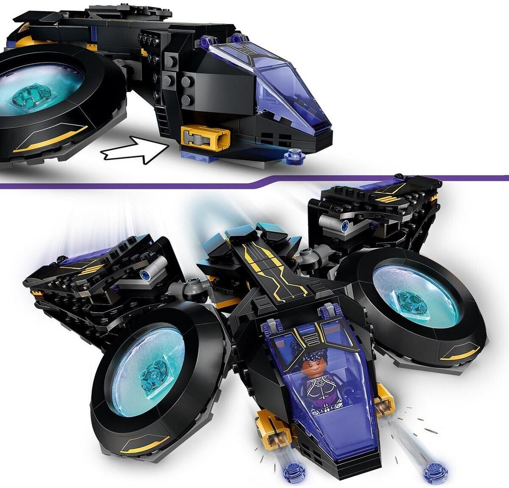 LEGO Marvel Black Panther Wakanda Forever Constructor – Shuri's Sunbird (76211)