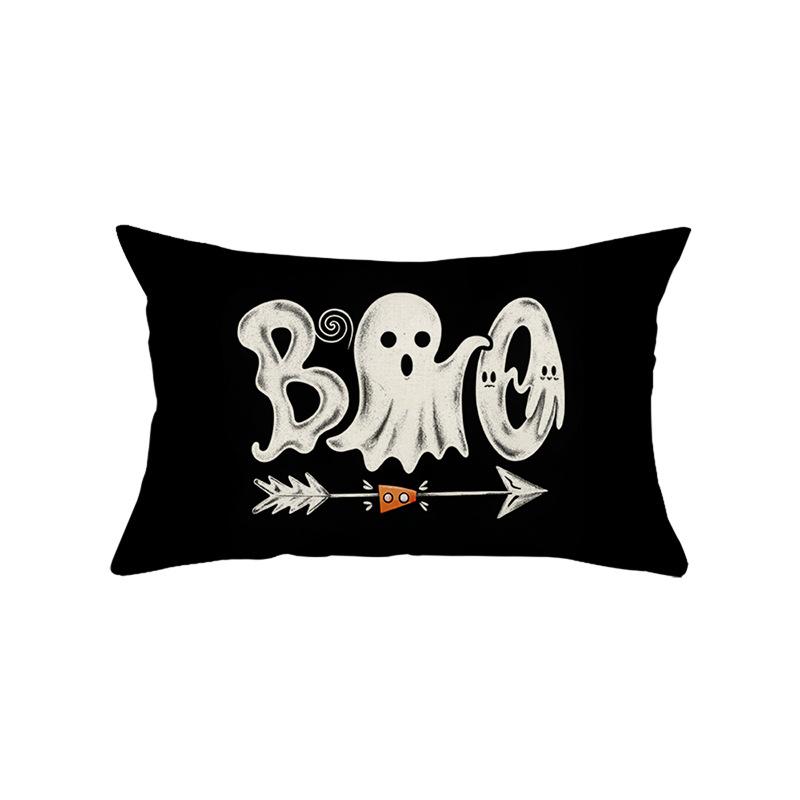 Halloween Printed Pillow Polyester Printed Home Living Room Sofa Decoration Cushion Cover Bedroom Cushion Cover