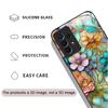 Luxury Flower Marble Texture Tempered Glass Phone Case for Samsung Galaxy S25 Ultra S24 S23 Plus S22 S21 S20 FE A56 A55 5G Cover