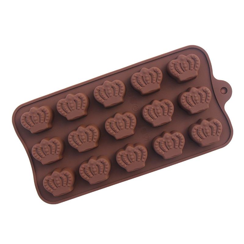 Crown Shape Silicone Mold Chocolate Candy Mould Resin Plaster Clay Molds Baking Tool