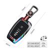 Car Key Case Cover Protective Shell Fob For Toyota Prius Camry Corolla C-HR CHR RAV4 Prado 2018 2022 Car Key Decoration Shell