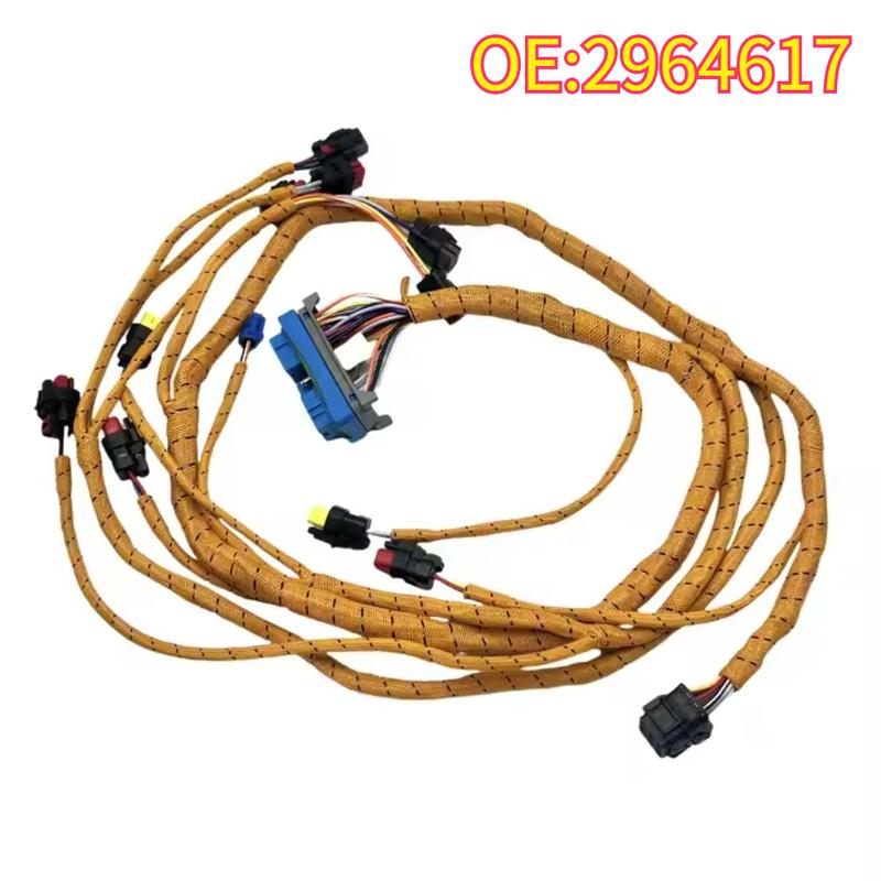 High quality New For 2964617 Graafmachine Onderdelen 296-4617 2964617 Voor Rups E320d E320d C6.4 Motor Kabelboom Injector Kabel