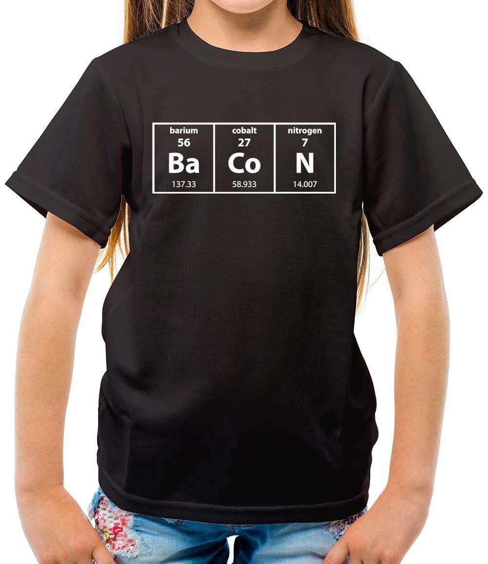 BaCoN - Periodic table of elets - Kids T-Shirt - Food - Science - Scientist 140