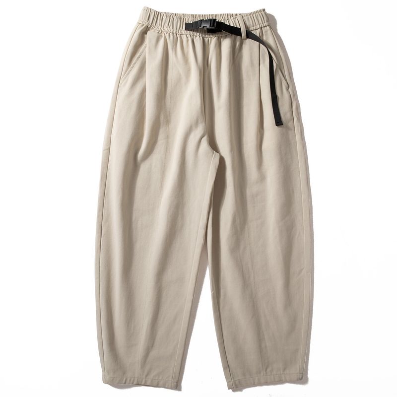 Men's Casual Pants in Coffee Color, Loose Straight-Leg Autumn Trousers, Japanese Retro Trendy Brand, Stylish Wide-Leg Pants