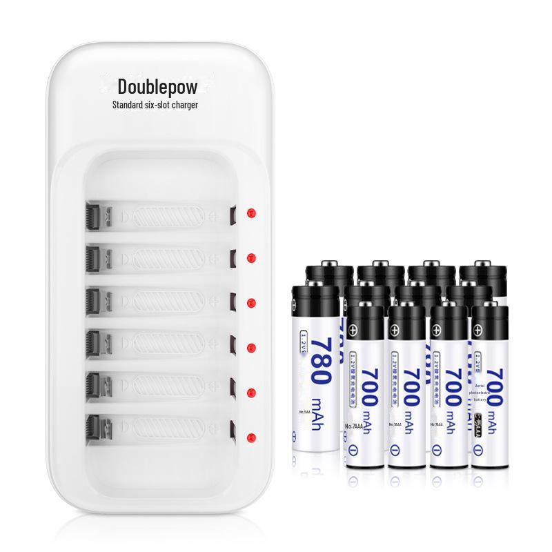 Rechargeable Battery Set - 12 Pack of 1.2V AA Batteries for Toy Remotes