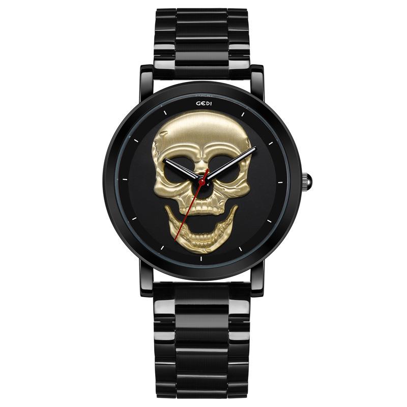 Trendy Skull Watch Ladies Niche Creative Stainless Steel Watch Waterproof Premium Watch