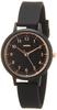 YM061-5 Analog Wristwatch Silicone Band Ladies Black