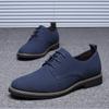 Men Leather Dress Shoes Plus Size 38-50 Pu Suede Business Man Casual Shoes Cross-border Luxury Brand Wedding Office Oxford Shoes
