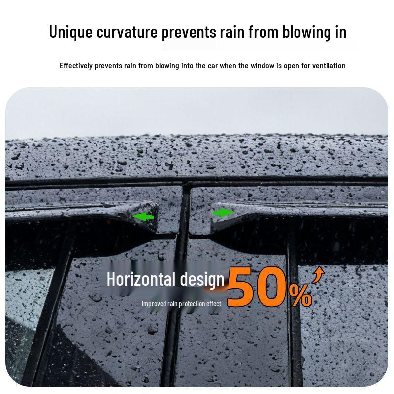 Li Auto L9 Car Window Sun & Rain Guards - Modified Accessories & Visors for Weather Shielding and Decoration