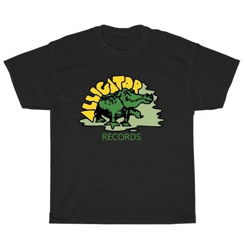 Alligator Records Logo American T-Shirt Funny Size S to 5XL M