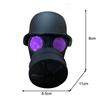 Trailer Hitch Cover With Steel Helmet And Gas Mask 3D Printed Trailer Hitch Ball Cover Prevent Receiver Tube From Rusting