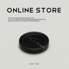 5Pcs Fine Edge Resin Four-Eye Button Black Coffee Double-Sided Coat Jacket Button Suit Trench Coat Accessories