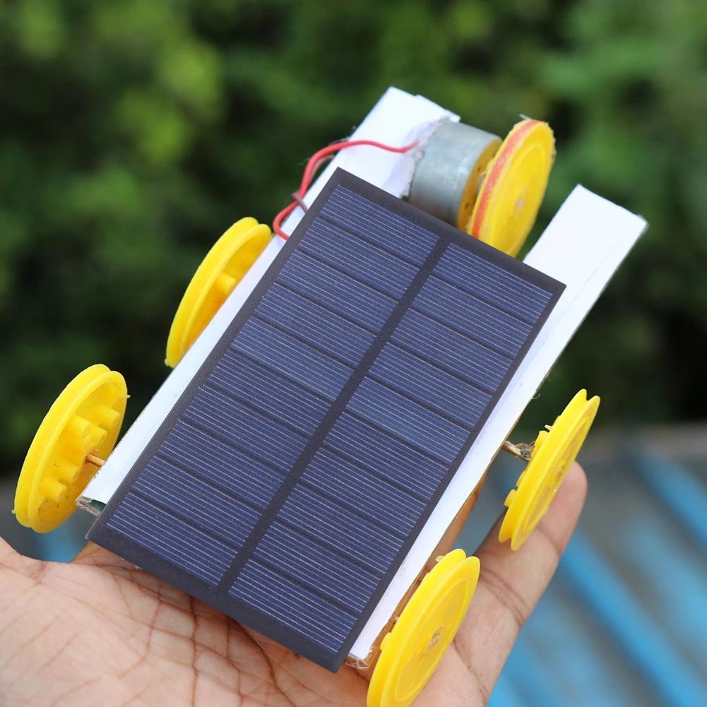 1.5W 5V Solar Panel Kit Phone Power Bank Mini Solar Charging Panel Photovoltaic Cells for 3.6-5V Tablet Panel Solar /Lights