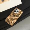 Electroplated 3D Wrinkle Texture Compatible with iPhone 16 Pro Max Apple 17 Phone Case 14/15 Soft Case High-end Feel