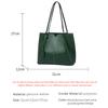shein leather bag plus niche large-capacity handbag commuter shoulder tote bag