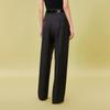 LESS 2024 Spring Casual Straight Wide-Leg Trousers