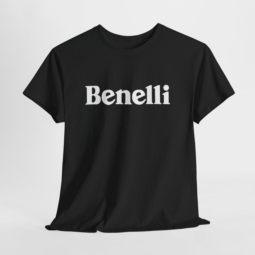 

Benelli Black T-Shirt – Unisex Motorcycle Racing Tee for Men or Women L
