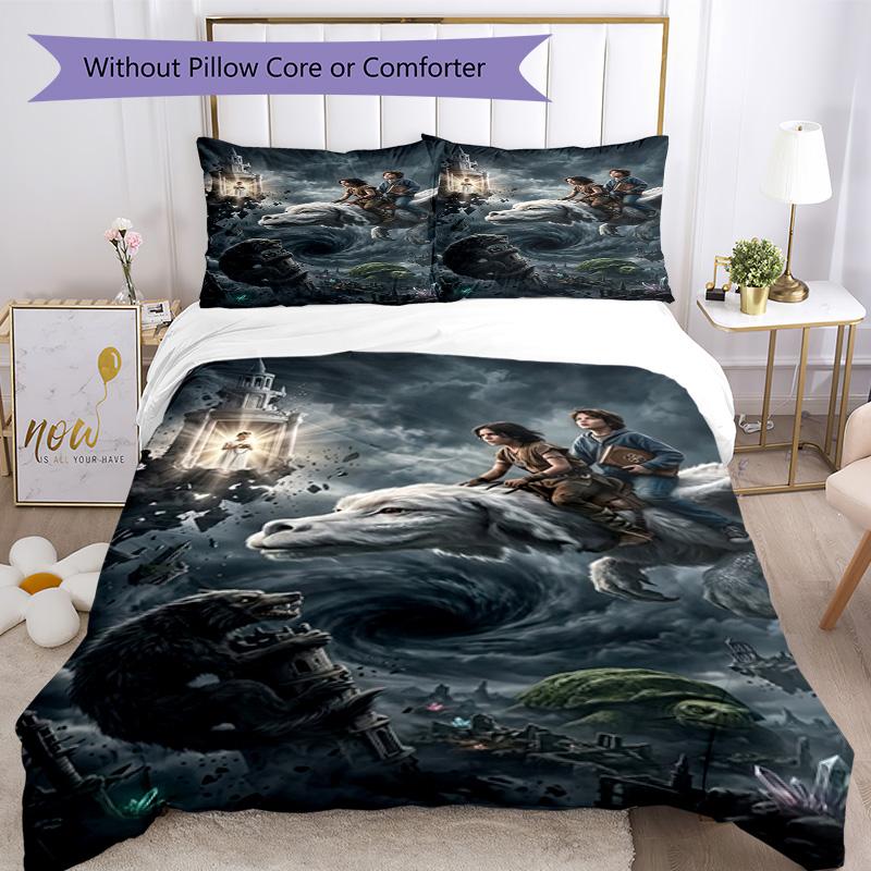 Gotisches Bettwäsche-Set Atmungsaktiver Bettbezug mit Kissenbezügen Dekorative Bettwäsche für Schlafzimmer Heimdekoration Geburtstagsgeschenk