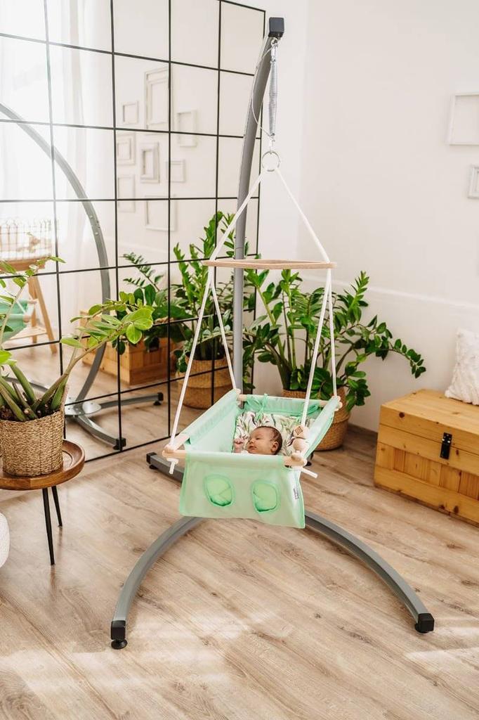 Baby swing Baby Pastel mint - car