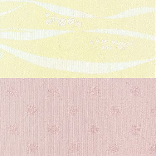 Women's Reversible Half-Width Yukata Obi in Pastel Colors, Made in Japan, utay04