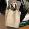Cowhide Women's Bags, One-shoulder Crossbody Women's Bags, Fashionable Large-capacity, Large-capacity Soft Leather Bucket Bags