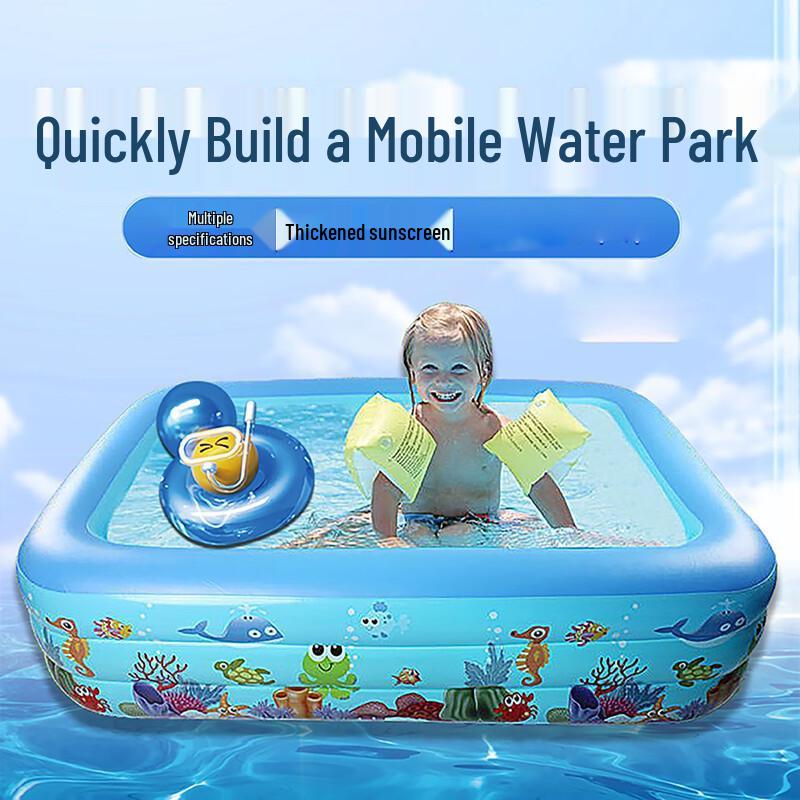 OEING Inflatable Children's Home Swimming Pool