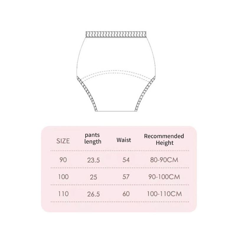 Reusable Baby Training Underwear Comfortable User Friendly Washable Diaper Pants For Sensitive Skin Toilet Practice