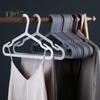 15Pcs Clothes Hangers with Wide Shoulder Notches Anti-deform Strong Load-bearing Space-Saving Coat Hangers Drying Racks
