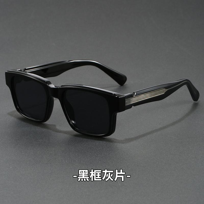 Retro Rectangle Sunglasses for Men Women UV400 Protection Classic Trendy Driving Sun Glasses Outdoor High Quality Travel Glasses