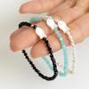 14K Cut Natural Stone Mother-of-Pearl Fish Bracelet (Choose One of Three Types) - A Lucky Gift