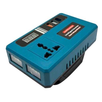 Multiple Outlet Intelligent Battery Inverter 21V To 220V Inverter Adapter Power Supply Inverter for Home Appliance