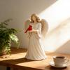 Healing Angel Cardinal Memorial Statue European Minimalist Style Home Decor Item Warm and Commemorative Desktop Soft Furnishings