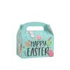 WTEMPO 12PCS 9*9*16CM Easter Gift Boxes Party Small Presents Kraft Paper Packaging Boxes Rabbit Easter Egg Printed Surprise Boxes with Handle