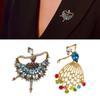 Elegante Balletttänzerin Broschennadel Für Damen Künstlerischer Schmuck Geschenk Inspiriert Von Tanz Leichtes Legierungszubehör