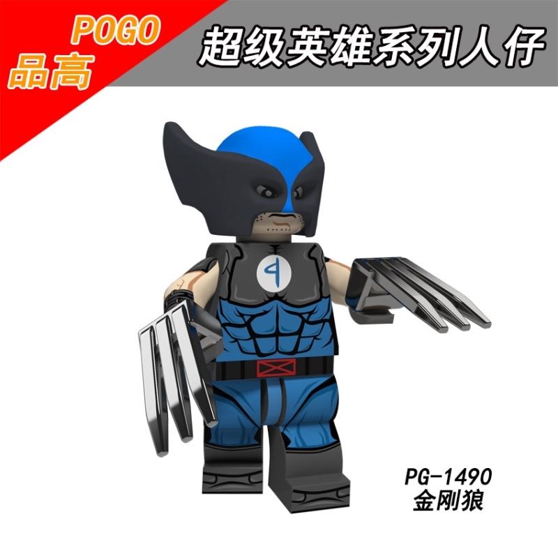Robokill Wolverine Minifigures Spiderman Deadpool Harley Quinn Building Blocks Avengers Kids Lego