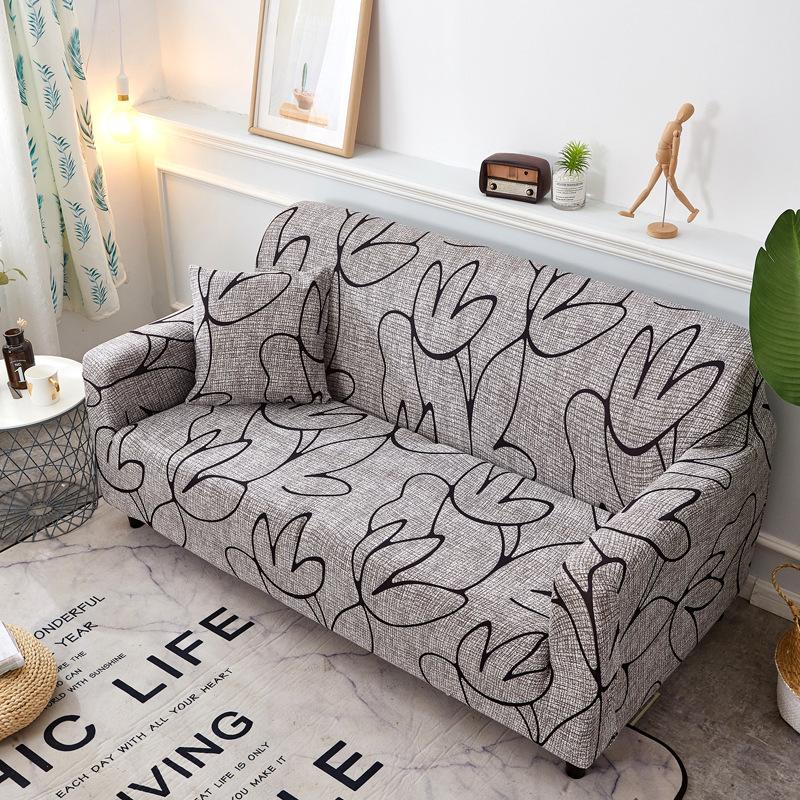 Sofa Cover All Surrounded Fabric Four Seasons Elastic Sofa Cushion Leather Sofa Towel Single Full Covered Combination Universal