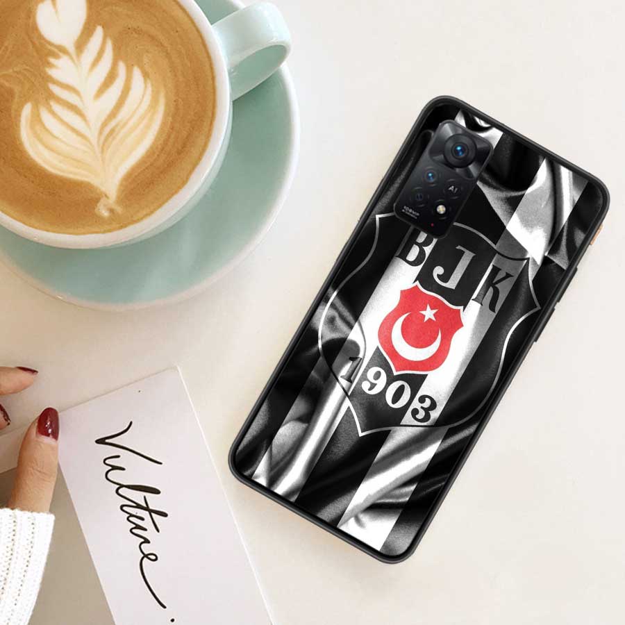 Модный Чехол для Телефона Besiktas BJK Для Redmi 13C 14C Note 13 14 Pro 5G Plus 12 12C 10 10A 10C 9 9A 9C 9T 8 8A K70 Pro Xiaomi Redmi 10C