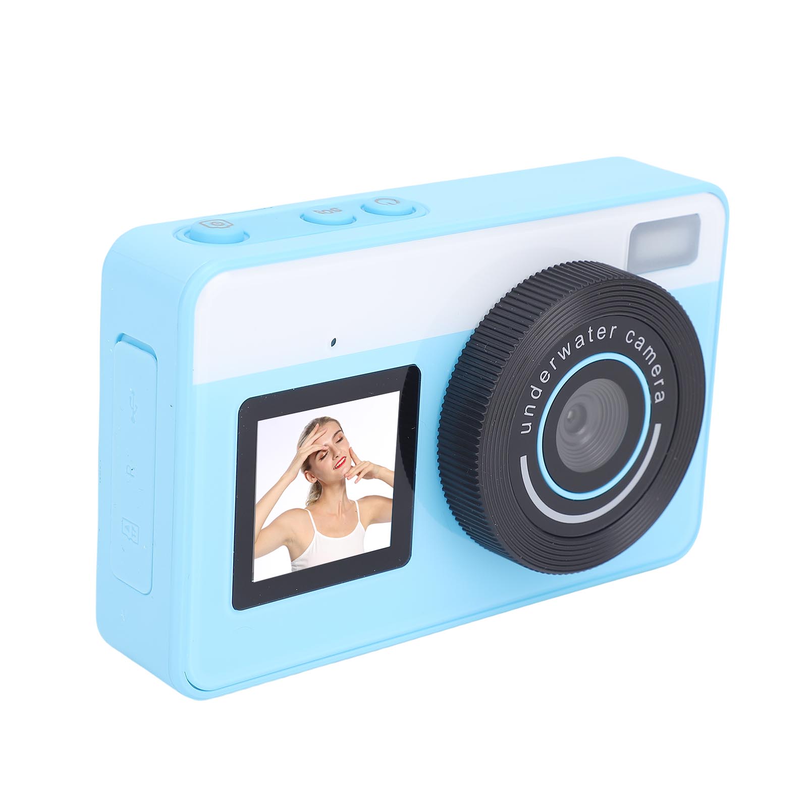 

Underwater Digital Camera Waterproofing 18X Zoom 48MP Auto Dual Screen Selfie Camera with 2.88 Inch HD Screen for Snorkeling Surfing Swimming