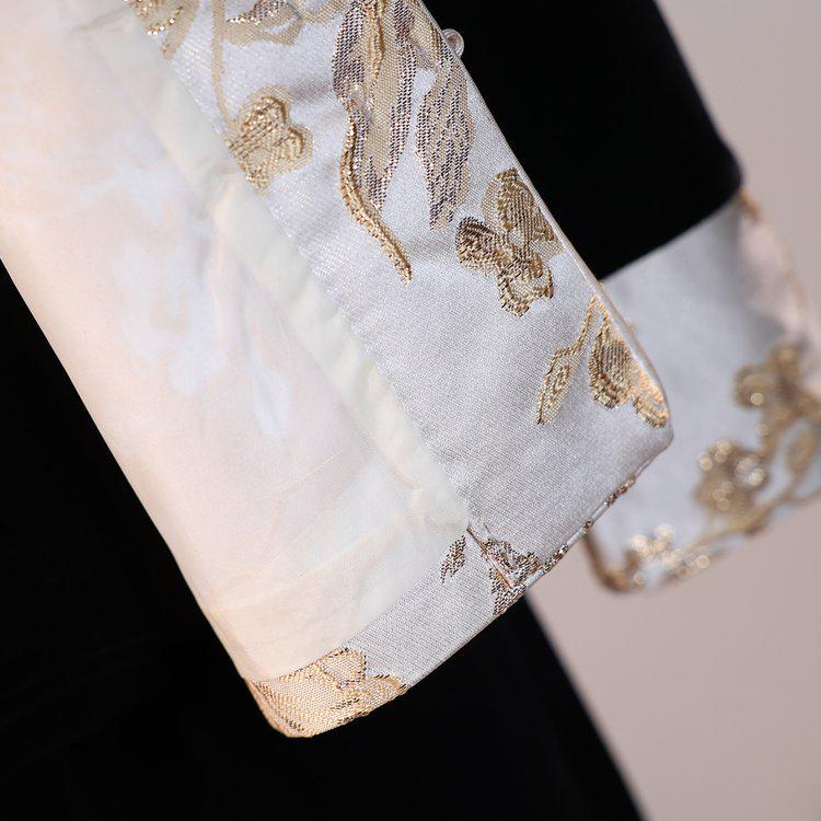 2026 Spring Collection: Elegant Gold Velvet Vest Suit for Women (Three-Piece Set)
