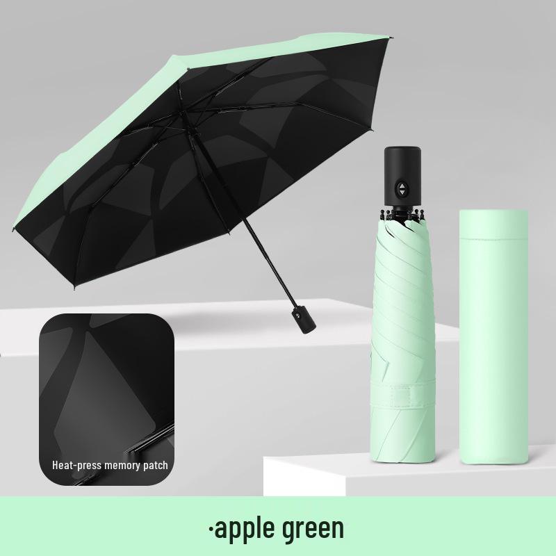 

Memory Patchwork Automatic Portable Umbrella: Sun Protection, Sunshade & Rain or Shine, Customizable Print Logo