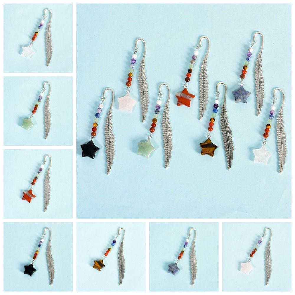 

Book Paginator Crystal Beads Bookmark Reading Bookmark Pendent Page Mark Stationery