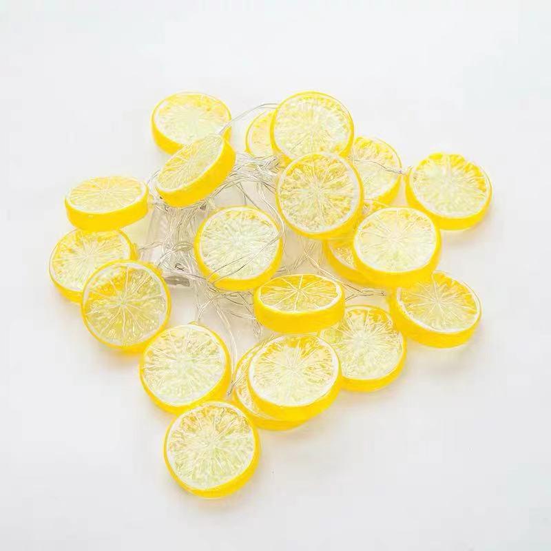 LED Lemon Slice Shaped String Lights - Summer Fruit-Inspired Decor for A Stylish Atmosphere