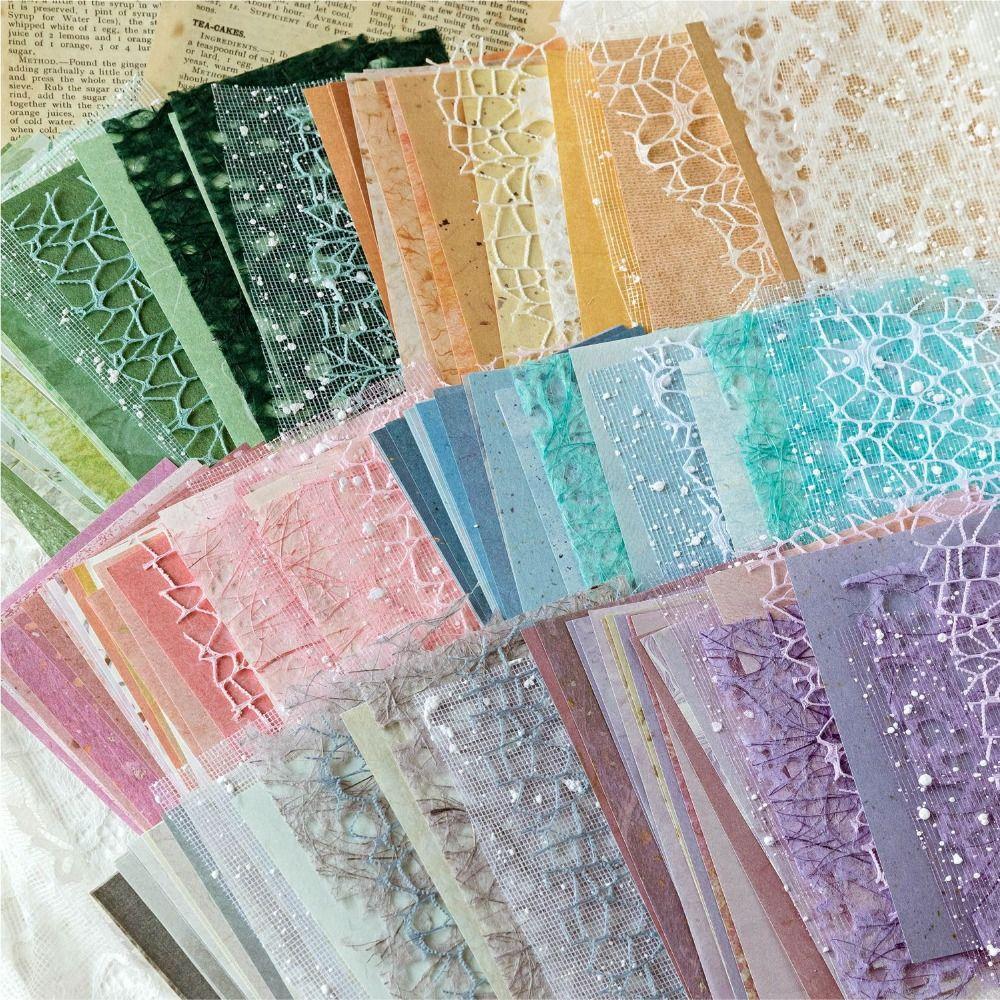 

26PCS/Set European Style Notebook Paper Lace School Supplies Retro Mixed Paper Material зелений