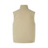 Li Ning Sports Trend Series Solid Color Stand Collar Cardigan Vest Men Vests Milk-Khaki AMRU033-4