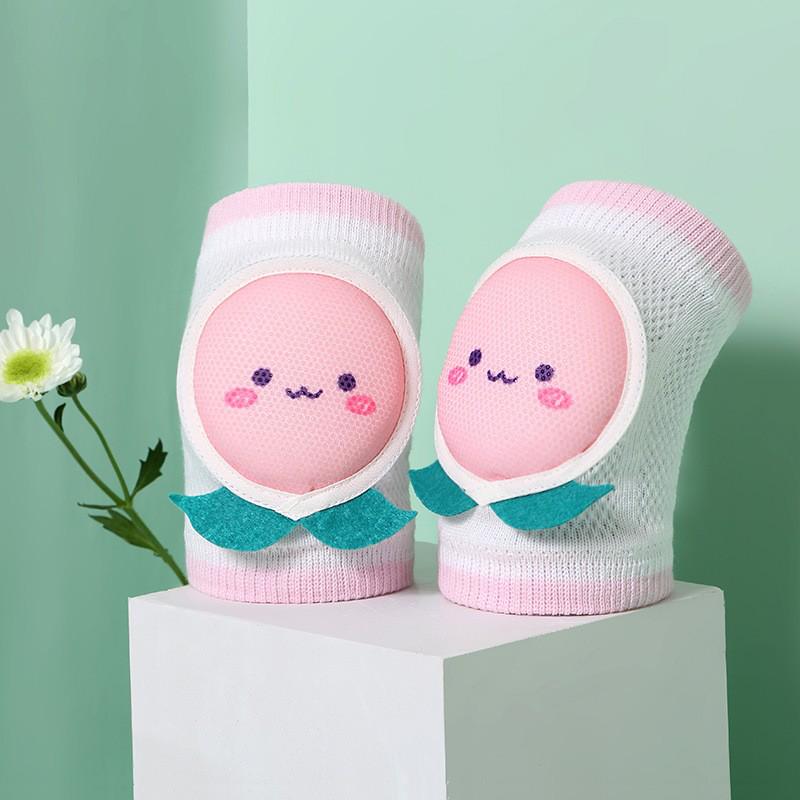 25 Baby Knee Pads: Anti-Fall Crawling Gear for Infants and Kids, Breathable Mesh, Summer Style